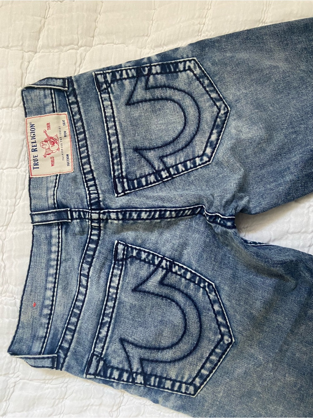 True Religion Geno Men's Light Blue Relaxed Fit Jeans